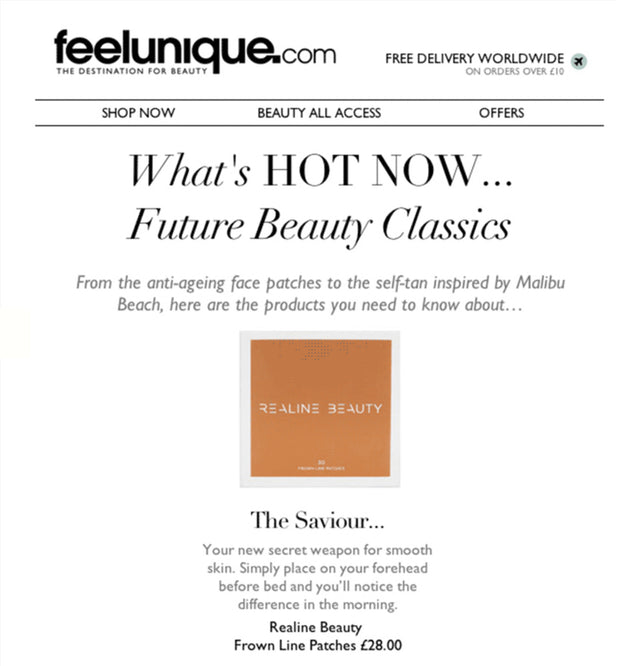 Feelunique.com newsletter