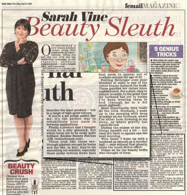 Sarah Vine Beauty Sleuth Feature